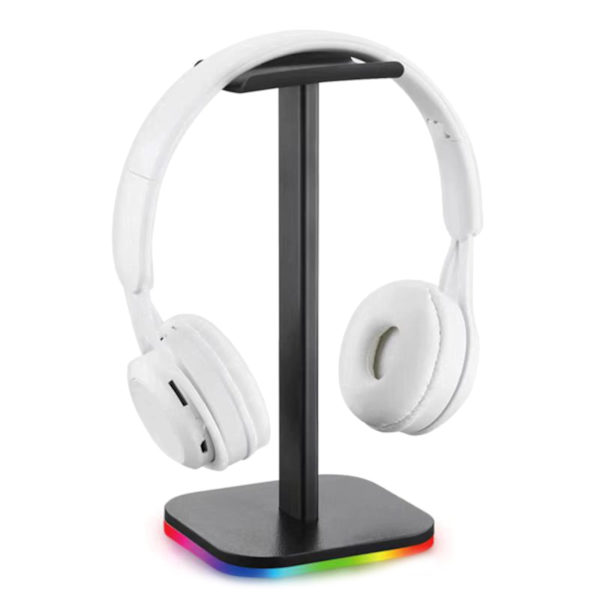 Rgb hörlurar Display Stativ Fäste Bordsförvaringsställ PC-speltillbehör (Pickup-lampa)