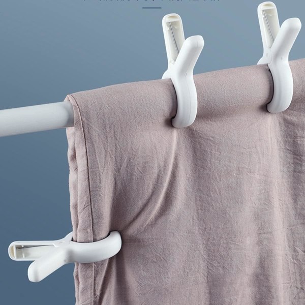 6 delar Heavy Duty Klädnypor Stora Plast Klädnypor Kläder