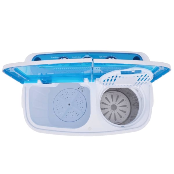 vidaXL Minivaskemaskine med dobbelt tromle 5,6 kg multicolor