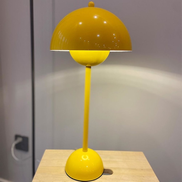 Blomknopp LED Bordlampe Nordisk Sengesidebord Skrivebord Sopplamper Romdekorasjon Nattlys