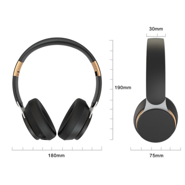 Langaton Bluetooth-kuulokemikrofoni TF / FM Noise Game Blue