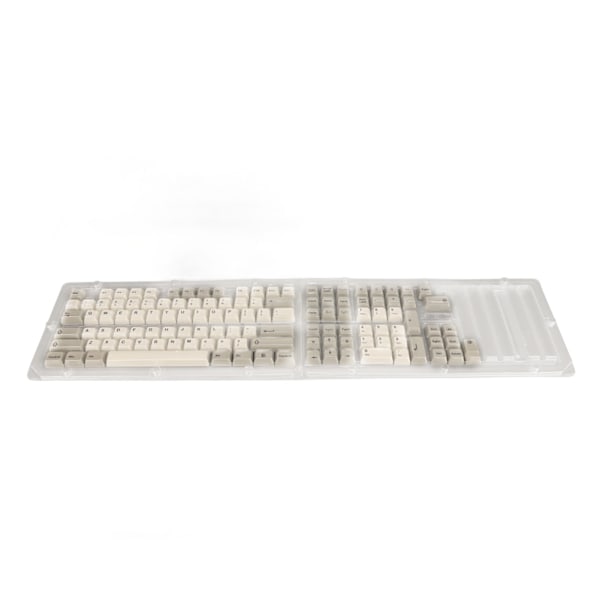 Tangentbordstangenter Retro Grå Vit 122 Tangenter PBT Tema Tangent XDA Höjd Sublimering DIY Tangenter för Mekaniskt Tangentbord
