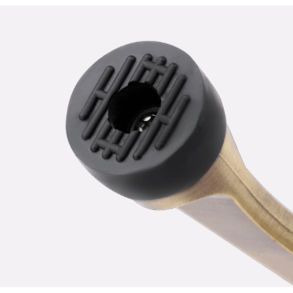 Sølv 2 deler dørstopper, sinklegering dørstopper