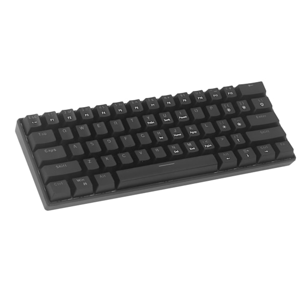 Mekaniskt Gamingtangentbord 61 Röda Brytare Tangenter Tangentbord Portabelt LED-bakgrundsbelyst Mini-tangentbord för Windows PC Laptop