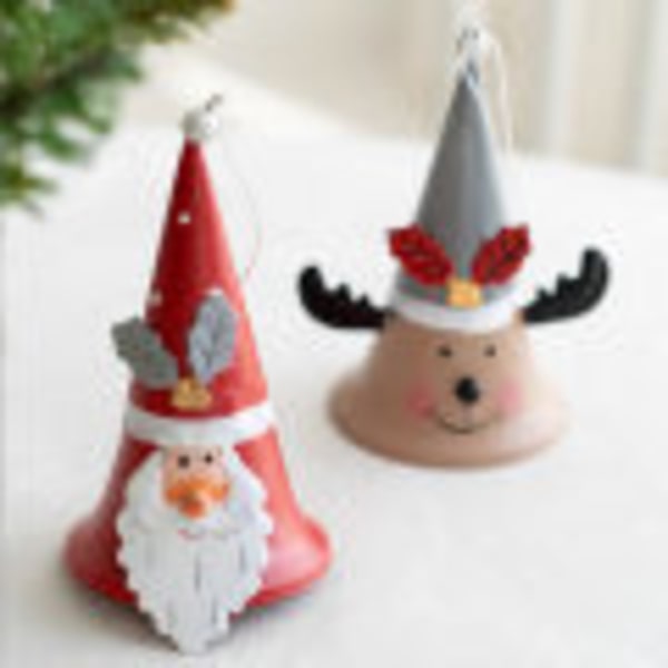 Joulukellokoristelufestivaali Ornamentti Xmas Tree Iron Elk