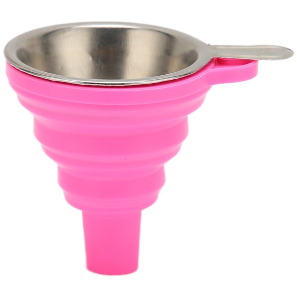 Filtertratt Filtrerar Effektivt Bort Orenheter Bred Mun Design Vikbar Inga Rester Tillbehör för Tredimensionella Skrivare Rosa