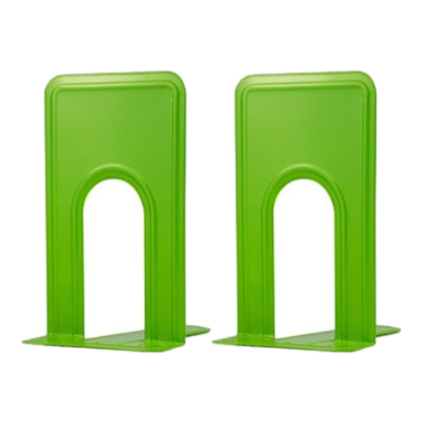 1/2 2x halkfri metall bokstödsfäste Enkel åtkomst till böcker med Green (medium) 2Set