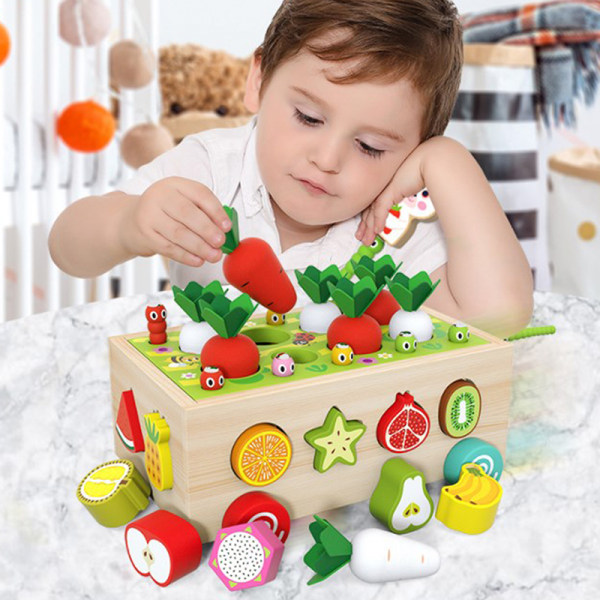 Multifunktionell Orchard ToyCar Pedagogiska leksaker Spelleksak