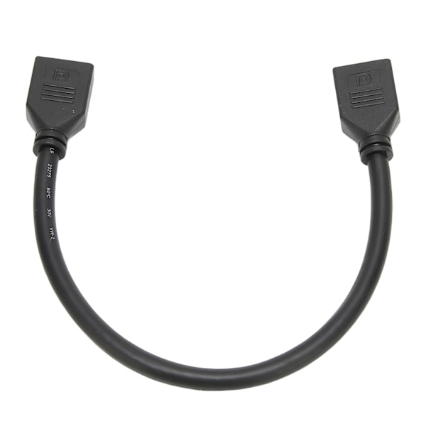 DP Naaras-Naaras Jatkojohto Korkea Resoluutio 4Kx2K Kullattu 30cm Pituus 2 Porttia DP Jatkoadapterikaapeli