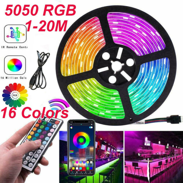 LED-lysstripe 0,5-10m 10M