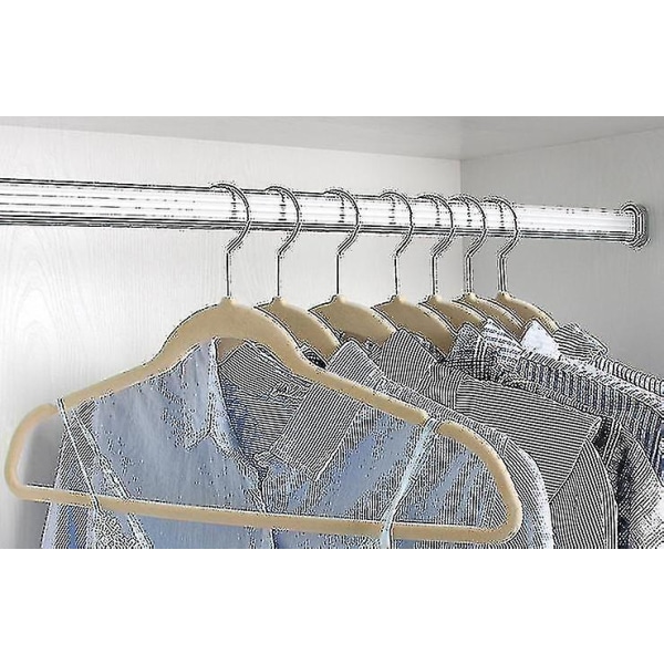Premium Velvet Hangers Non-slip Velvet Hanger - Klädhängare Sammet platsbesparande klädhängare Halksfria galgar för kappor (10st)