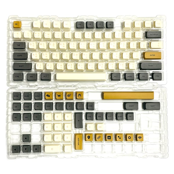 PBT Keycaps Skimrande Tema XDA Höjd Värmesublimering 125 Tangenter Mekaniska Tangentbord Keycaps Thailändska