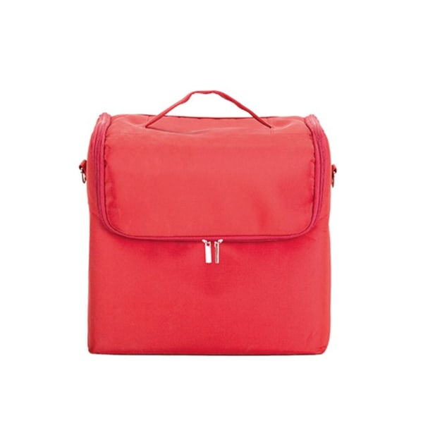 Kosmetiikkikassi Make up Box PUNAINEN red