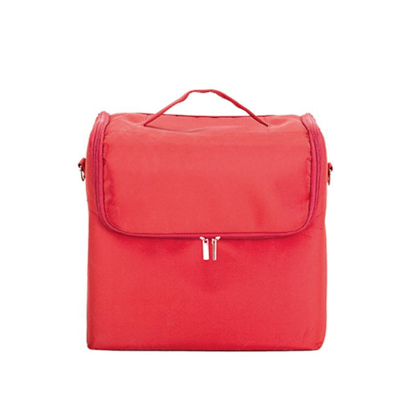 Kosmetiktaske Make up Box RØD red