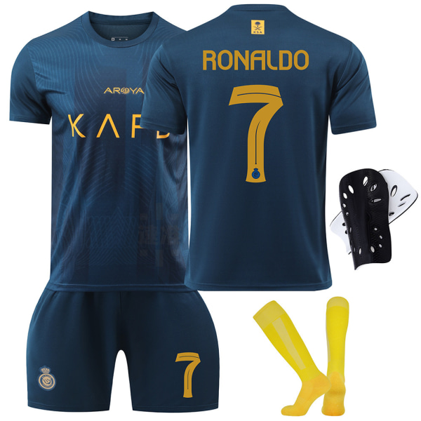 2023-24 Riyadh Victory Udebanetrøje nr. 7 Ronaldo 10 Mane Saudi League Fodboldtrøje Sportswear Dragt 22