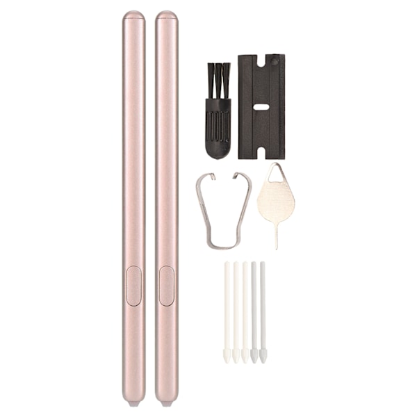 2 st Tablet Stylus Penna med 5 Ersättningsspetsar Magnetisk Snabb Respons för Galaxy Tab S6 SM‑T860 SM‑T865 Rosröd