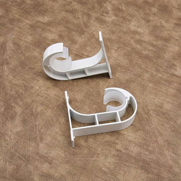 4 x Gardinstangsbraketter 1\" Monteringsforlengelsesplugg Aluminiumlegeringstang Vegg Takfeste Ladacee