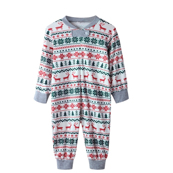 Perheen Vanhemmat-Lapset Matchivat Kotiset Pyjamat Joulupyjamat Infant 18