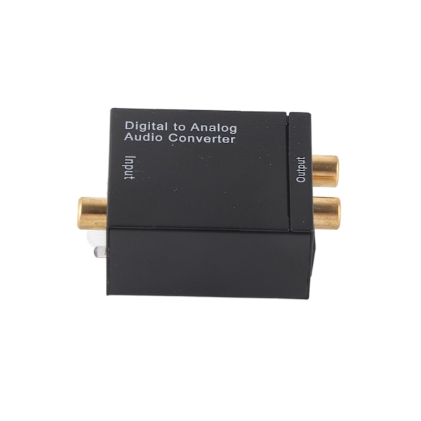 Digitaalinen-analogiseksi muunnin DAC-dekooderi Toslink- ja koaksiaalisisääntuloilla analogisiin 2RCA-lähtöihin, musta Host USB -kaapeli, valokuitukaapeli