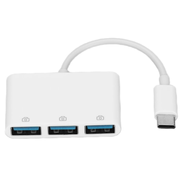 USB-porttilaajennin, tyyppi C - USB 3 -portti, vahva yhteensopivuus, laaja käyttöalue, USB tyyppi C -keskitin tiedonsiirtoon
