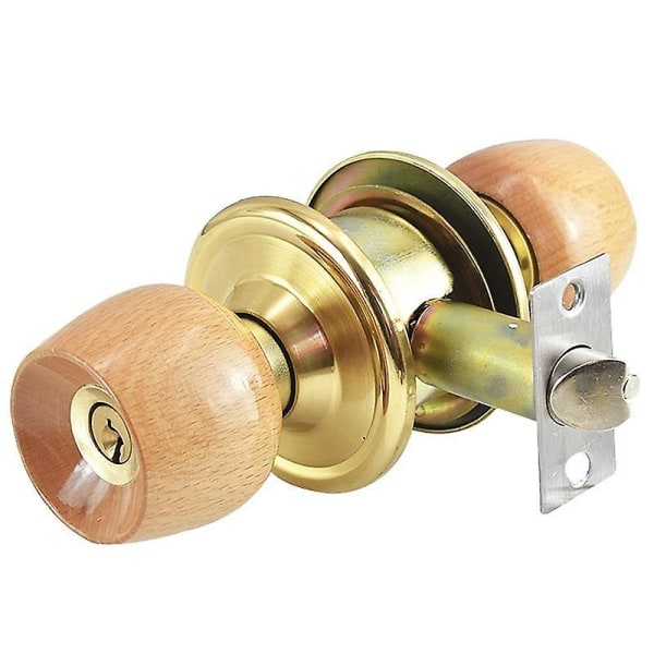 Dörrlås Runda kulknoppar H le Nyckel för badrumsutrustning i sovrummet with  key / 60mm