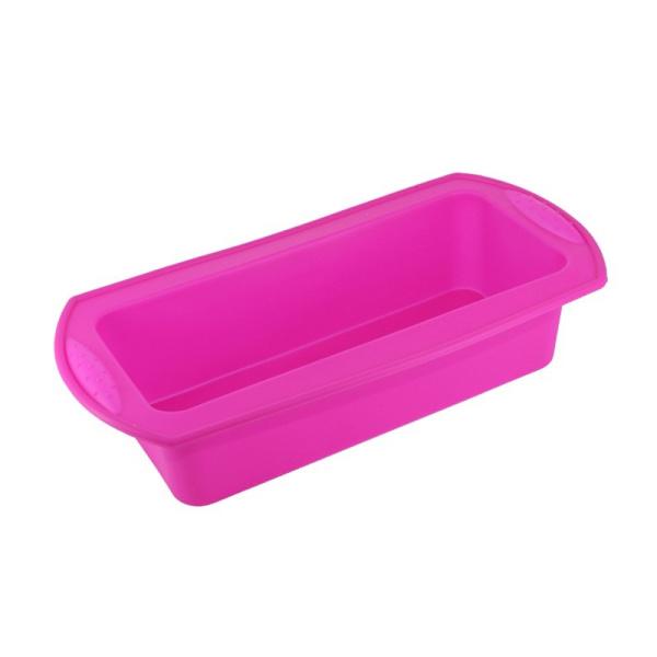 Non-stick Silikon Rostat bröd Mould Kaka Bakform Form Form Bakform 3st Pink