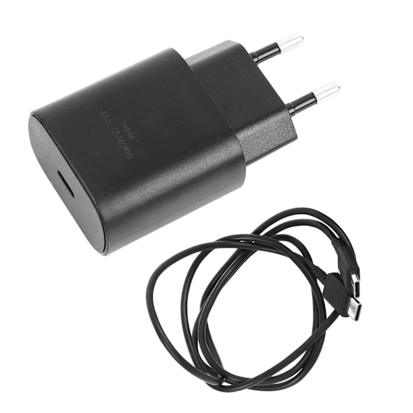 25W PD Laddare Snabbladdning Säker Portabel Typ C Laddare för Note10 S20 EU-kontakt 100 till 240V