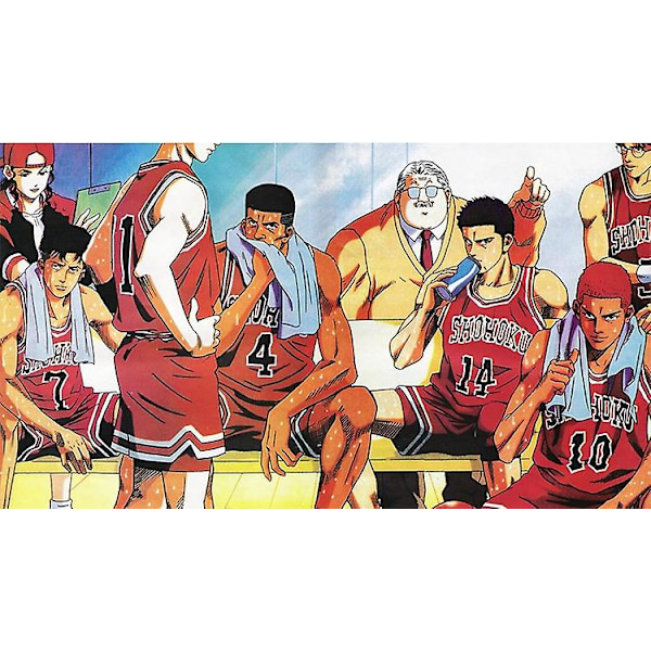 Slam Dunk Basket Kläder Basket Uniform Kostym Halloween Dräkt Shohoku Team Uniform 7 XL