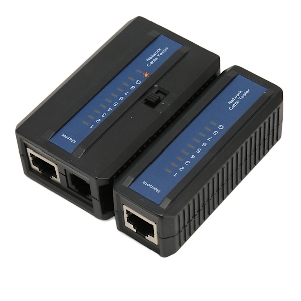 Nettverkskabeltester LAN-kabel Telefonlinje Dobbelt Vedlikeholdsverktøy for RJ45 RJ11 RJ12 CAT5 CAT6 CAT7 UTP-kabel