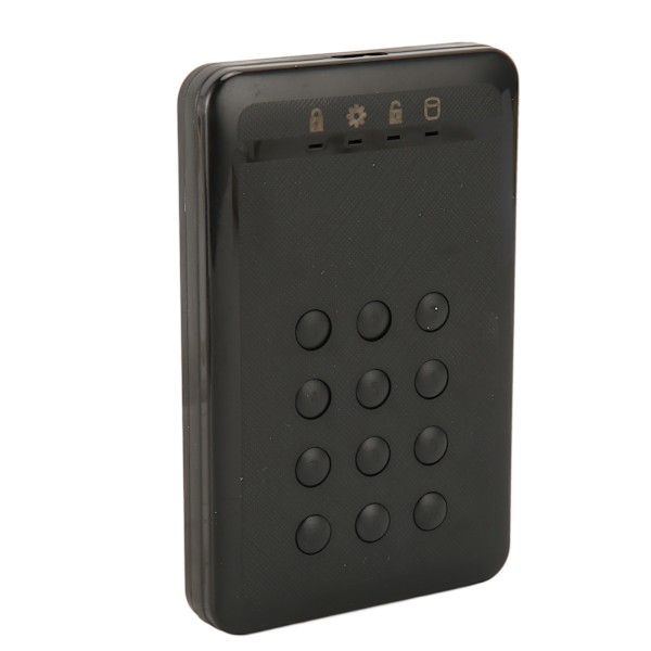 Krypteret harddisk kabinet 2.5 tommer USB3.0 SATA Adgangskode Hardware Krypteret Bærbart Eksternt Harddisk Kabinet