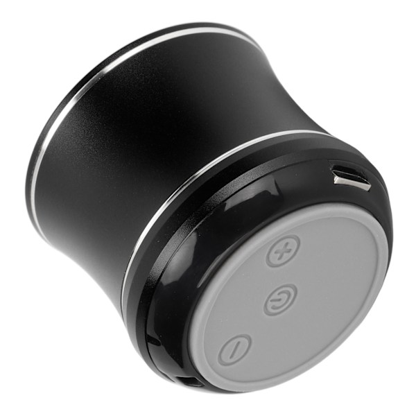 Mini Bluetooth-högtalare IP67 Vattentät Automatisk Anslutning Bärbar Trådlös Högtalare med Basradiator för Duschrum Cykel Bil Svart