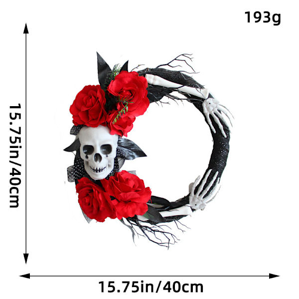 Halloween Moon Cat Garland Door Pendant Festival Kuolleet oksat Kasvit New Moon Halloween Decoration Bone hand wall