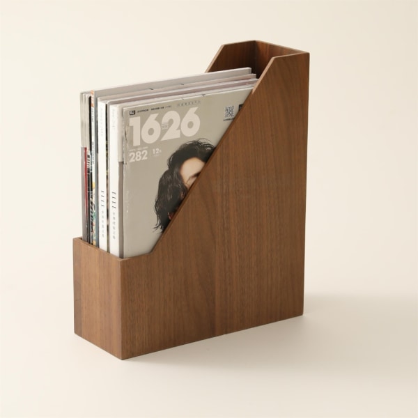 Vertikal File Folder Organizer Böcker Hållare Rack Hem Bordsskiva Förvaring null - 2