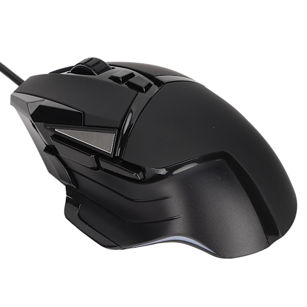 Ergonomisk gamingmus med justerbar DPI, optisk sensor, RGB-bakgrundsbelysning, Plug and Play, trådbunden mus