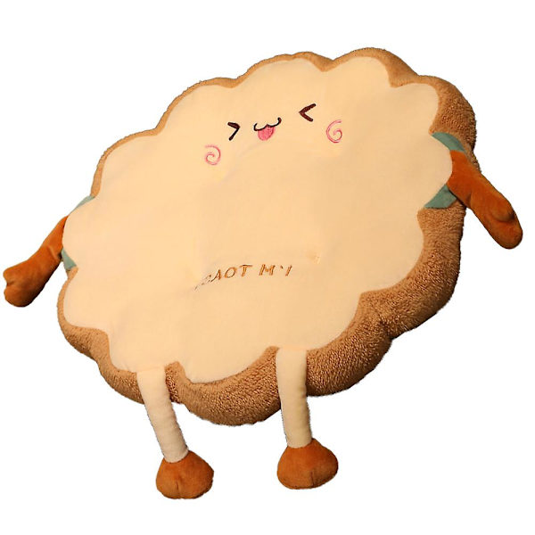 Søt toastpute Myk sofa Pute Stolpute Plysjpute Stil 3