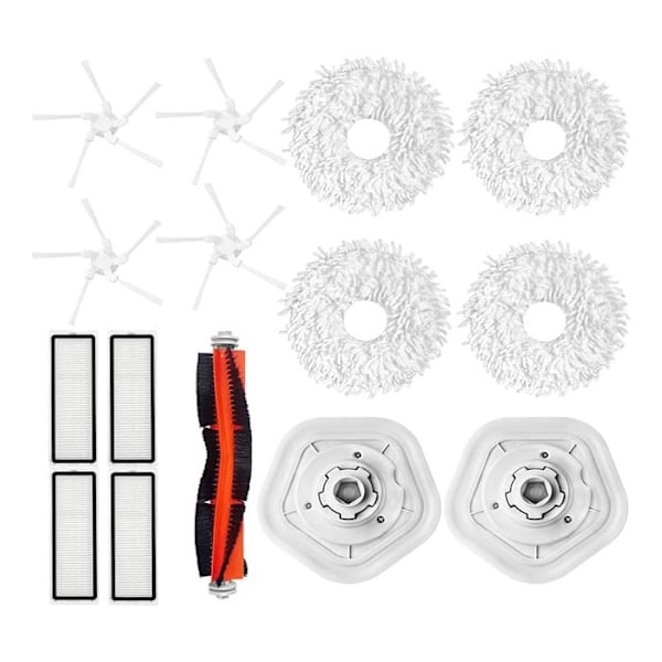 Reservedeler hovedbørste sidebørste HEPA-filter kompatibel for Dreame W10 W10Pro støvsuger tilbehør