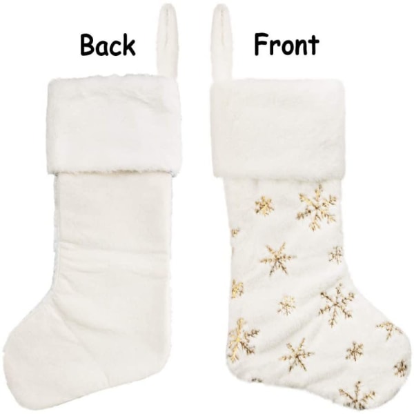 Julstrumpa Xmas Strumpor GULD Gold