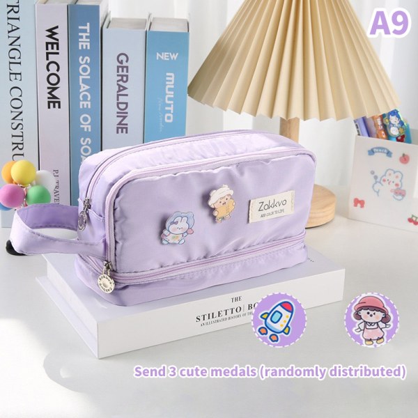 Penal Bag Case Skoletaske Kawaii Stationery Holder Taske A9