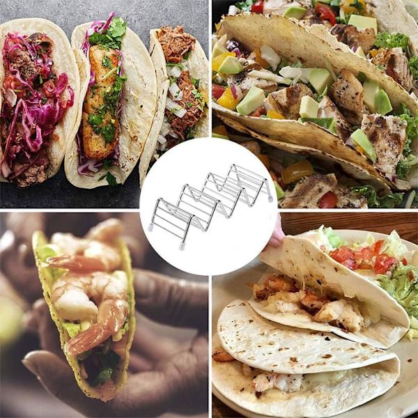 Ruostumattomasta teräksestä valmistettu burrito-teline, makkarateline, aaltoileva keittiö