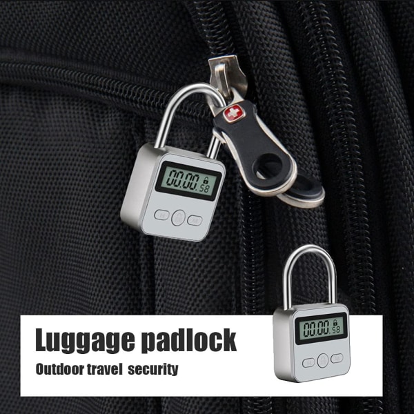 Smart Time Lock, 99 timers Max Timing Lock med LCD-skærm