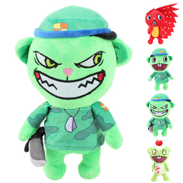 Happy Tree Friends Flippy Fliqpy pehmoinen nukke Anime plussilelu W awaken