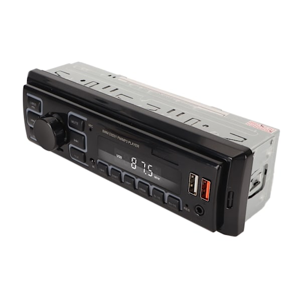 Bil MP3 Radio Afspiller Hurtig Opladningsport LCD Display Find Bil Funktion 7 Farver APP Forbindelse Bil Stereo Receiver til Bil
