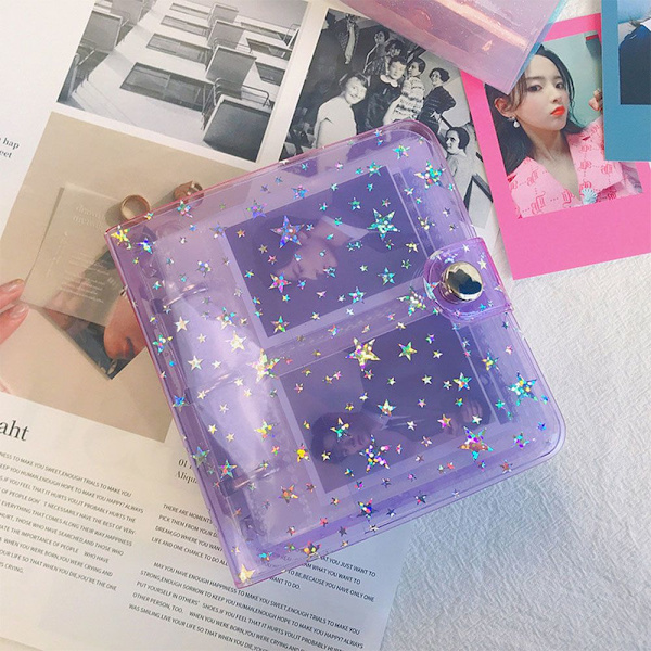 Mini fotoalbum Kpop fotokort holder bok