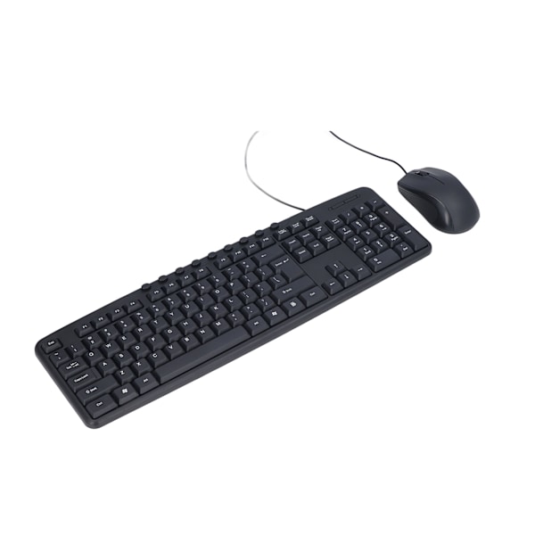 Trådbundet tangentbord och mus-kombination Ergonomisk design 113 tangenter Trådbundet tangentbord 1000DPI Trådbunden mus för stationär dator laptop