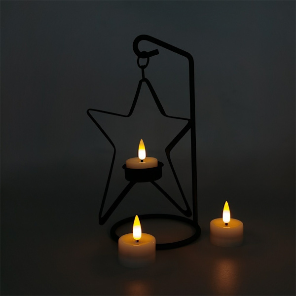 12 stk Flammeløse LED-lys Ellys VARM HVIT VARM Warm white