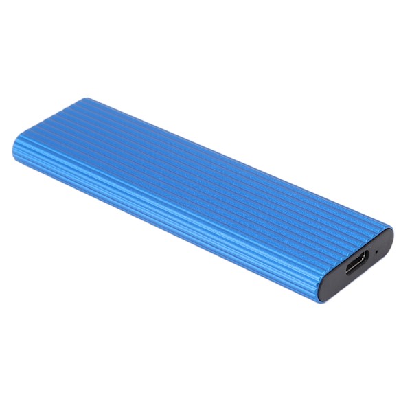 M.2 SSD-kapsling Adapter Verktygsfri Aluminiumlegeringsskal Höghastighets USB C 3.1-kapsling Adapter för Hemmakontor