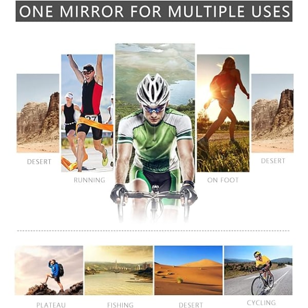Polariserade cykelglasögon - ljusblå, landsvägscykelglasögon, sport