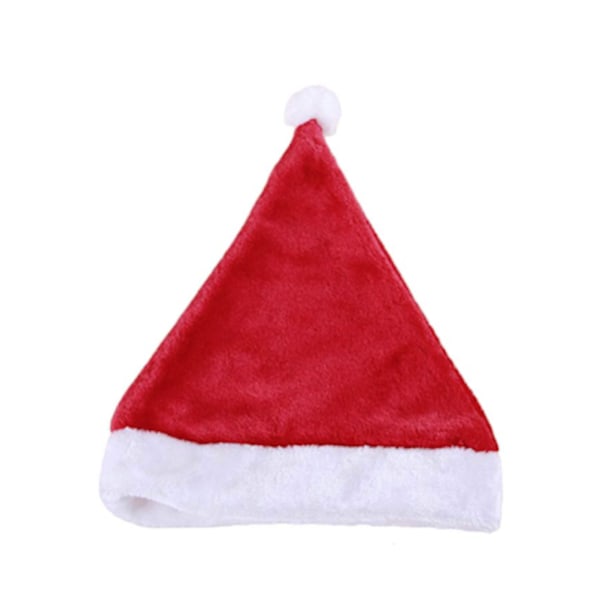 10 pakettia joulupukin hattuja tikkareille red 7*4 cm