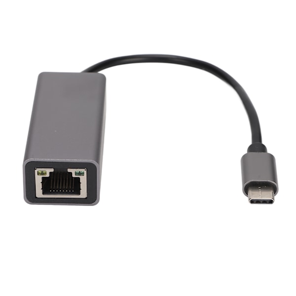 Ethernet-sovitin USB C - RJ45 Ethernet Harmaa Vakaa Tiedonsiirto Type C -sovitin MacBook Prolle Galaxy S9/S8/Note 9:lle 100 MB