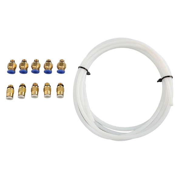 PTFE-slange med PC4 M6 KJH04 M6 pneumatiske koblinger for 1,75 mm filament PLA ABS for Bambu Lab 3D-printer